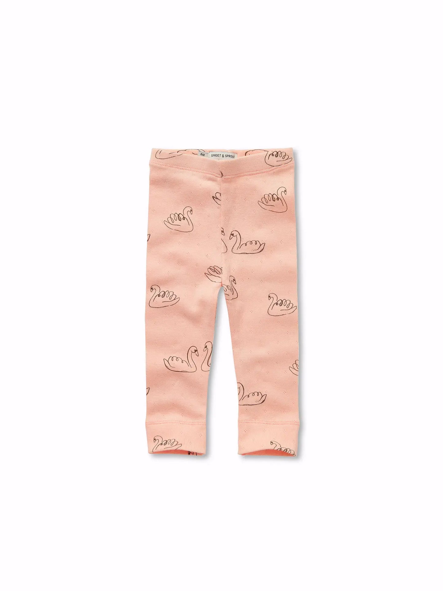 Sproet & Sprout - Baby Legging Swan Print