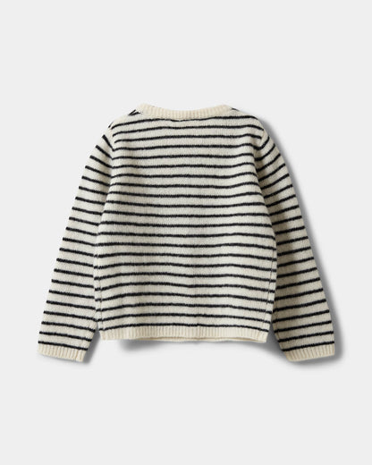 Sofie Schnoor - CisseKB Cardigan | Off White Striped