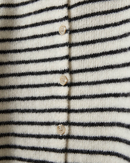 Sofie Schnoor - CisseKB Cardigan | Off White Striped