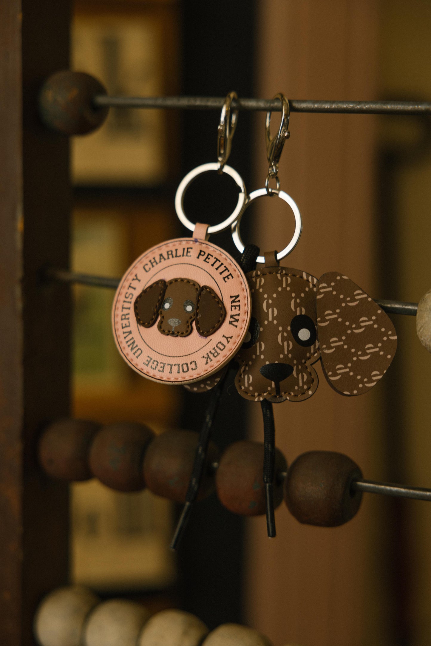 Charlie Petite - Percey Key Chain Brown