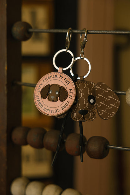 Charlie Petite - Percey Key Chain Brown