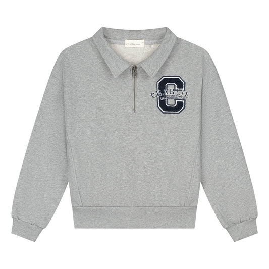 Charlie Petite - Parker Sweater | Grey Melange