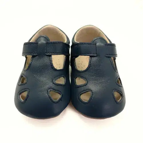 Baby soft leather slippers