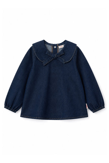 The New Chapter - Baukje Blouse | Dark Denim