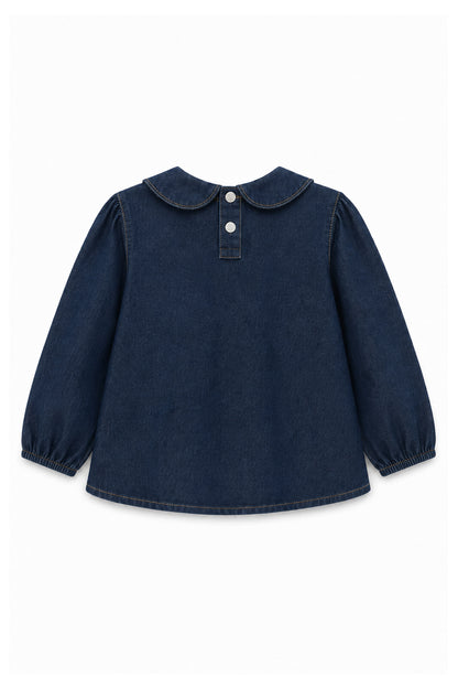 The New Chapter - Baukje Blouse | Dark Denim