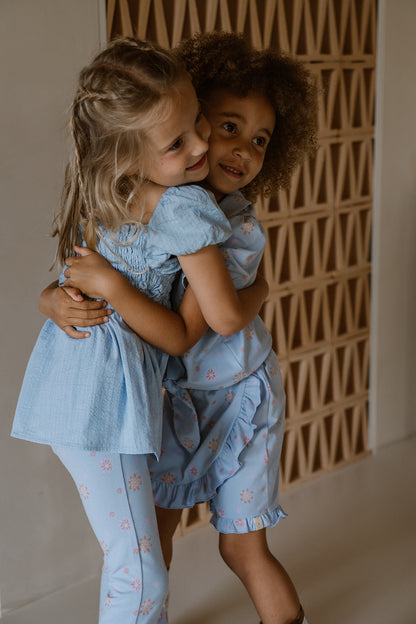 Navy Natural – Emma Top Blue