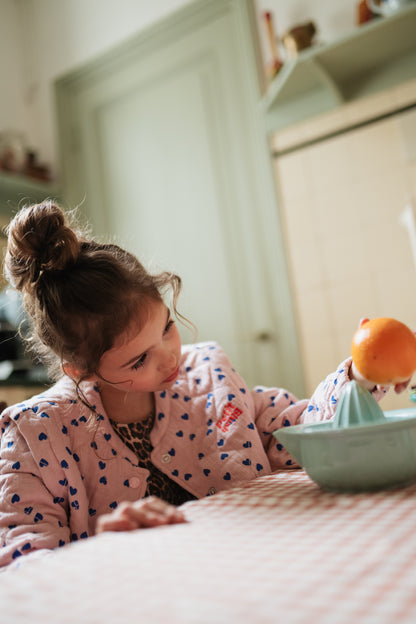 Petit Blush - Bomber Jacket | Candy Hearts AOP