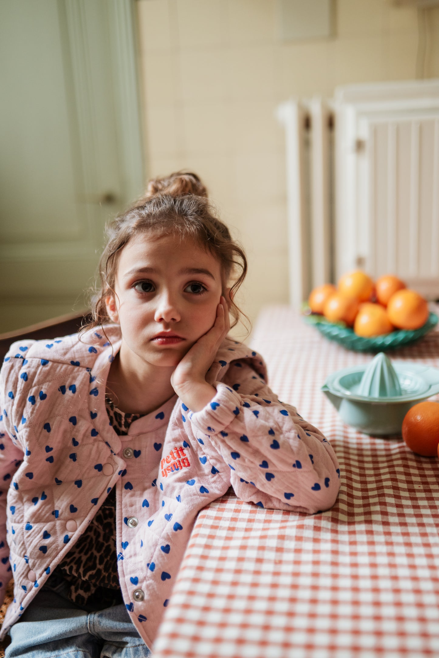 Petit Blush - Bomber Jacket | Candy Hearts AOP