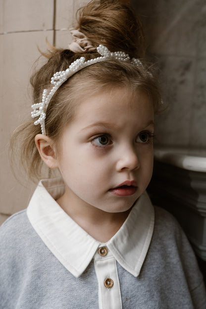 Navy Natural - Juul Sweater grey