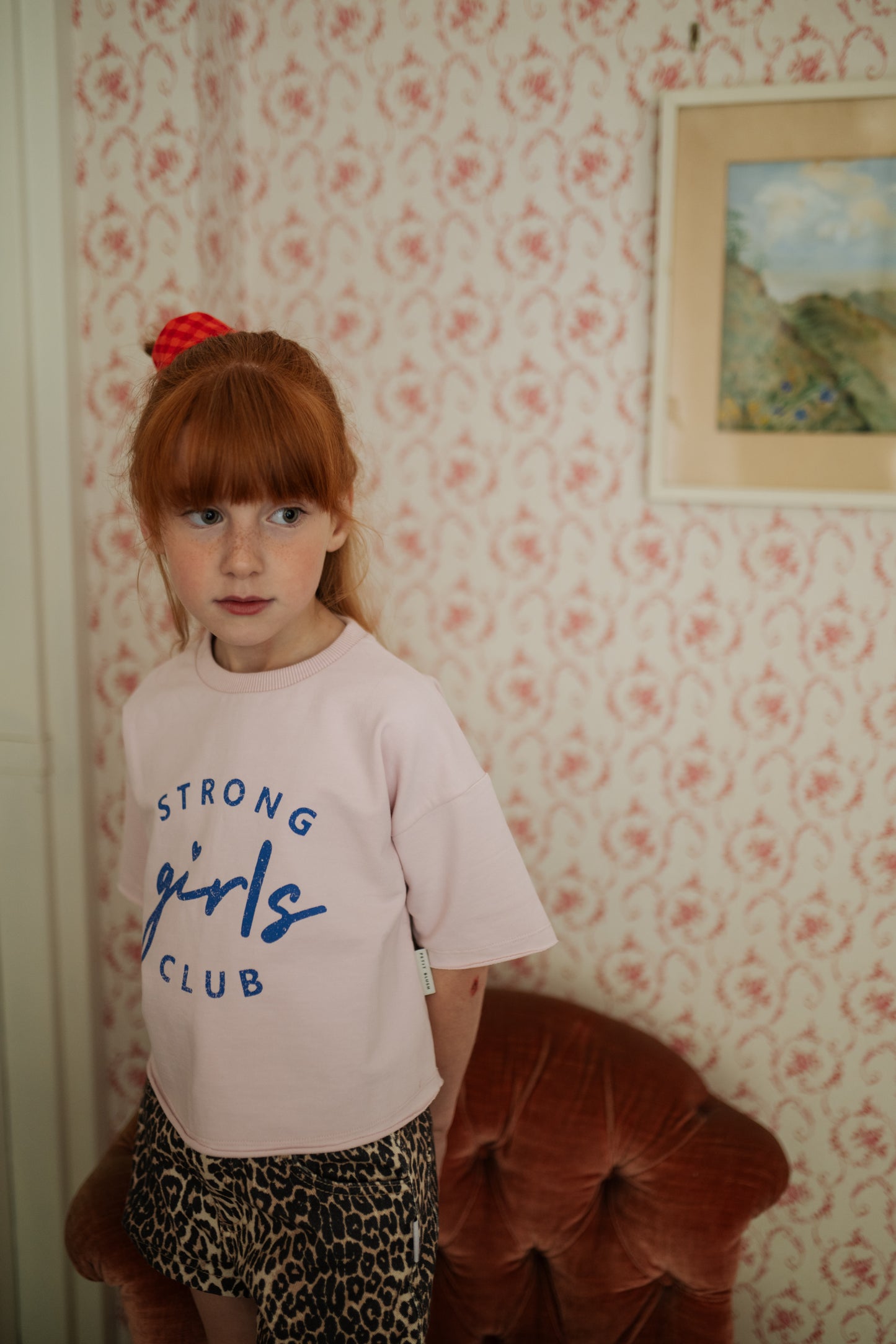 Petit Blush - Meisjes T-Shirt Strong Girls | Pale Lilac