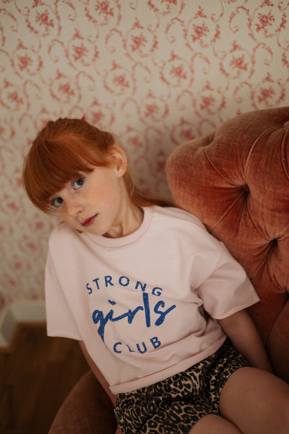 Petit Blush - Meisjes T-Shirt Strong Girls | Pale Lilac