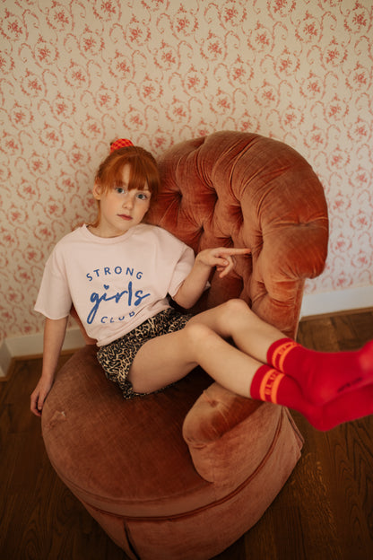 Petit Blush - Meisjes T-Shirt Strong Girls | Pale Lilac