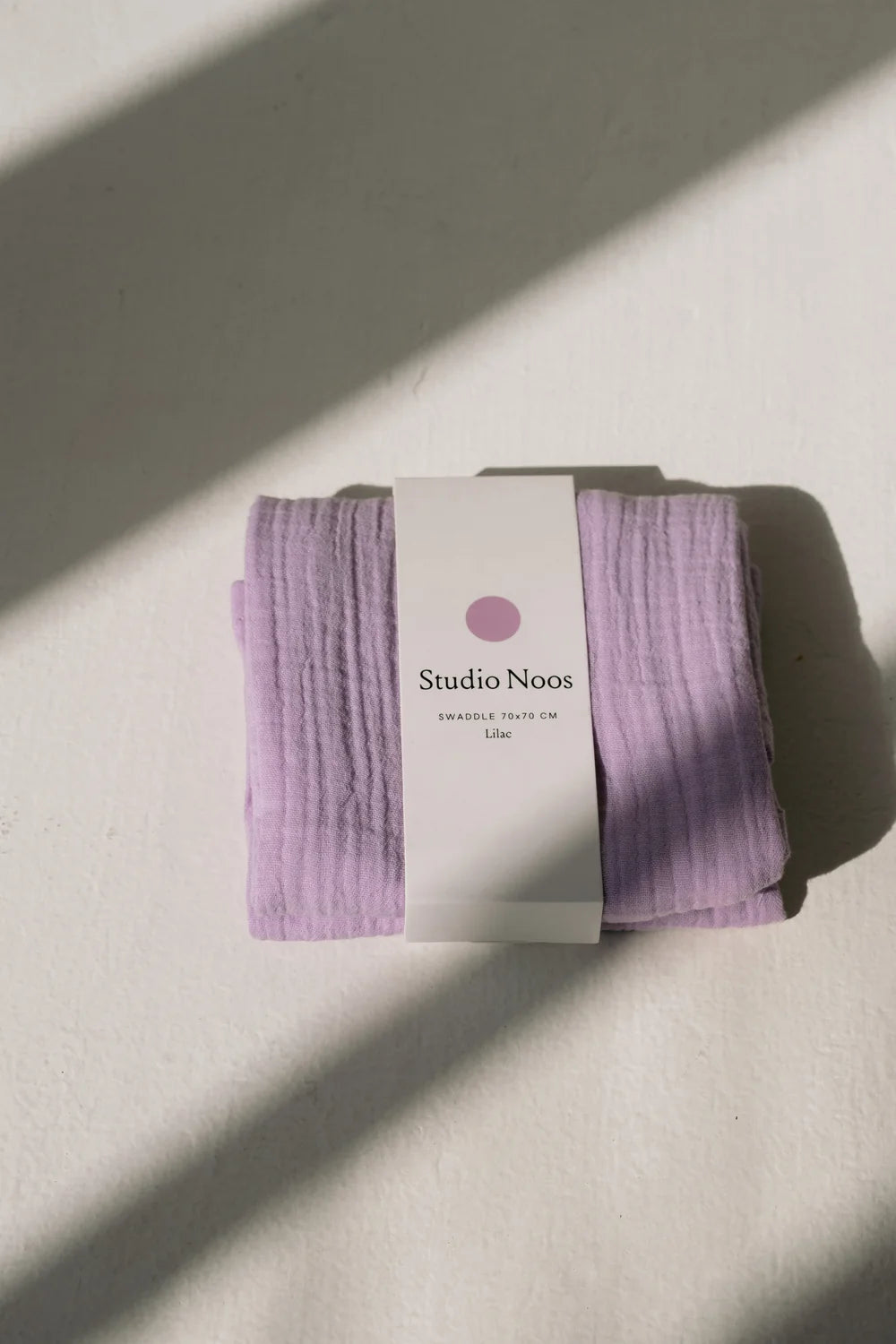 Studio Noos – Purple Swaddle Uni Hydrofiele Doek | Medium 70×70 cm