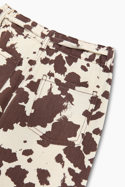 The New Society - Dakota Trouser | Cow Print