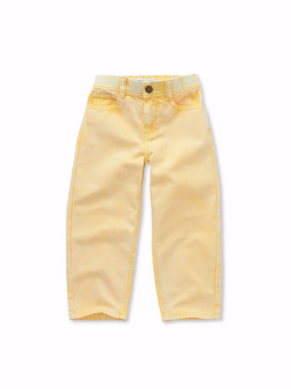 Sproet & Sprout - Denim pants | Pastel yellow