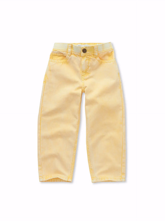 Sproet & Sprout - Denim pants | Pastel yellow