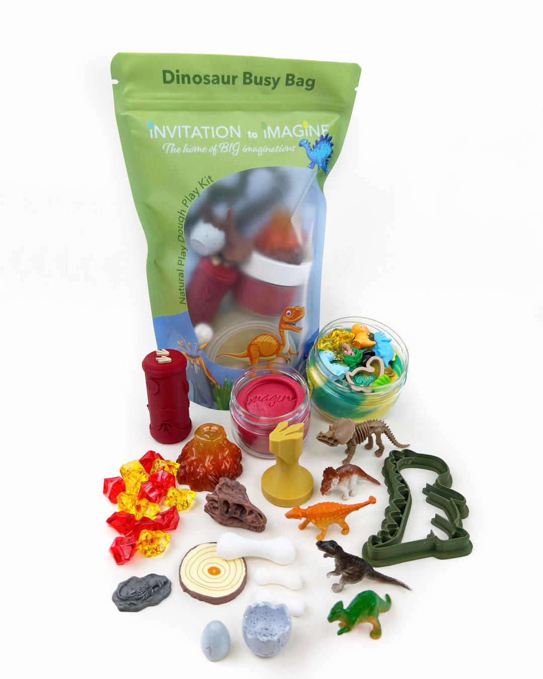 Invitation to Imagine - Dinosaur Busy Bag | Sensory Play Kit