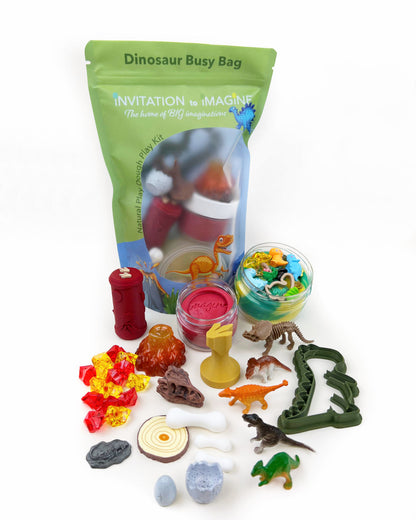 Invitation to Imagine - Dinosaur Busy Bag | Sensory Play Kit