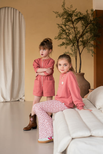 Navy Natural – Sweater Pink Sand Heart