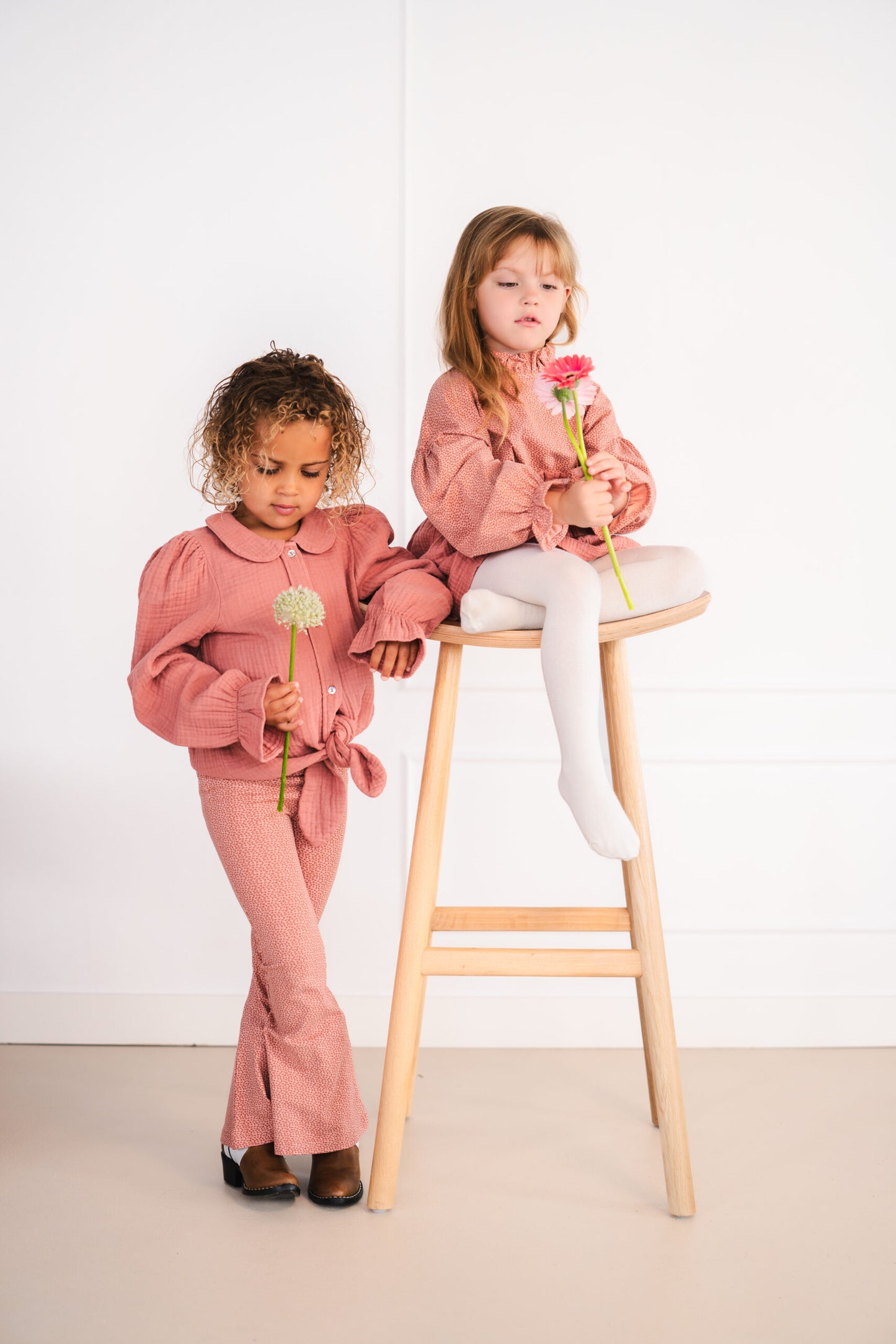 Navy Natural - Legging Brick Leopard