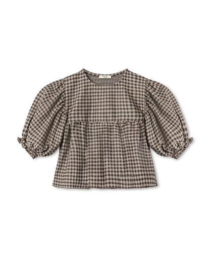 Fliink - Ella blouse Sandshell Coffee Bean