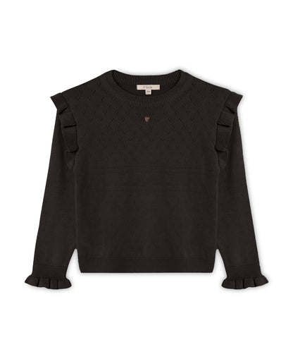 Fliink - Fame O-Neck Blouse | Coffee Bean