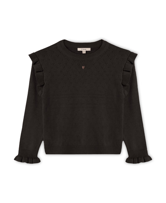 Fliink - Fame O-Neck Blouse | Coffee Bean