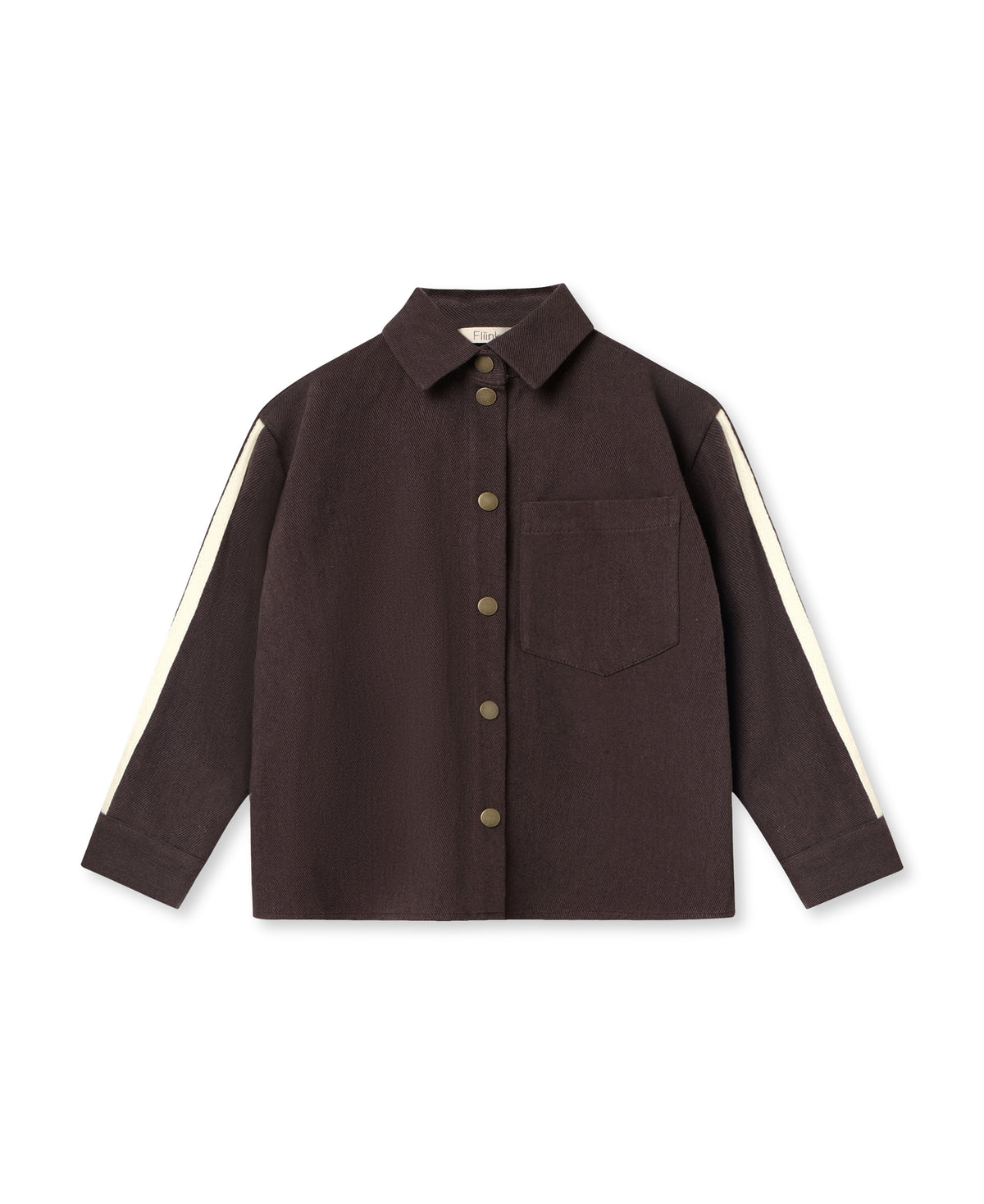 Fliink - Donny Denim Shirt | Coffee Bean