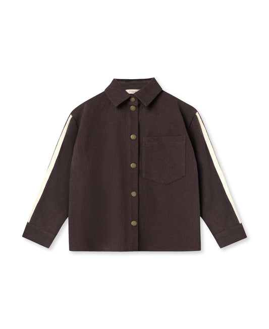 Fliink - Donny Denim Shirt | Coffee Bean