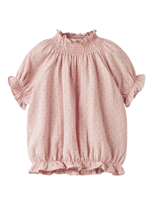 Lil’ Atelier -  MINI Meisjes Blouse Peach Whip | Loose Fit