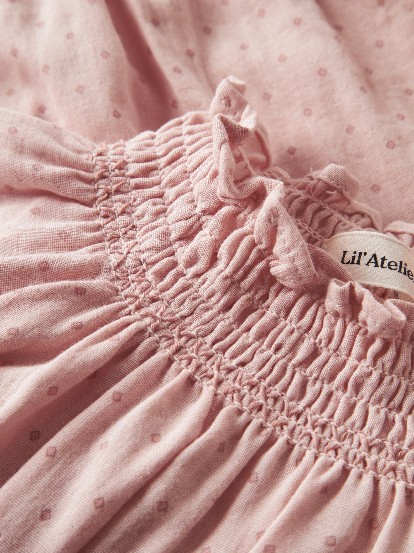 Lil’ Atelier -  MINI Meisjes Blouse Peach Whip | Loose Fit