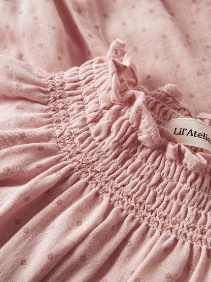 Lil’ Atelier -  MINI Meisjes Blouse Peach Whip | Loose Fit