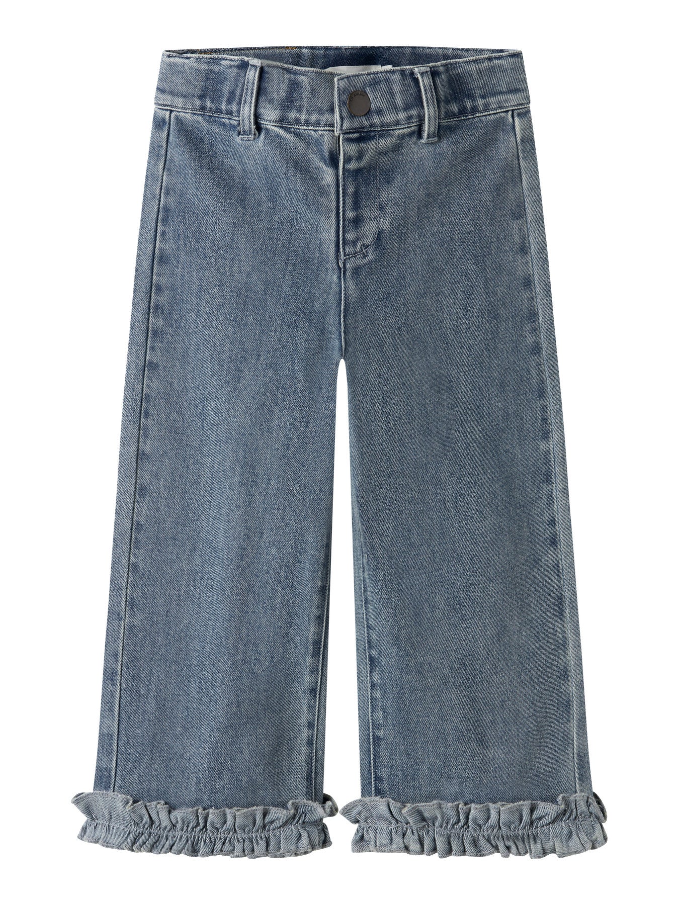 Lil’ Atelier - NMFDAMLA Wide Ancel Jeans | Medium Blue Denim