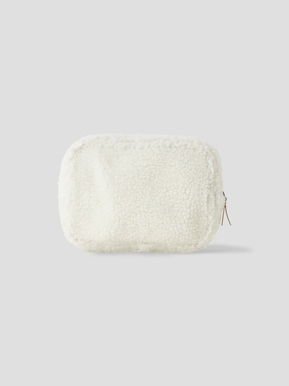 Lil’ Atelier -Etui Sherpa Toiletry Bag | Coconut Milk