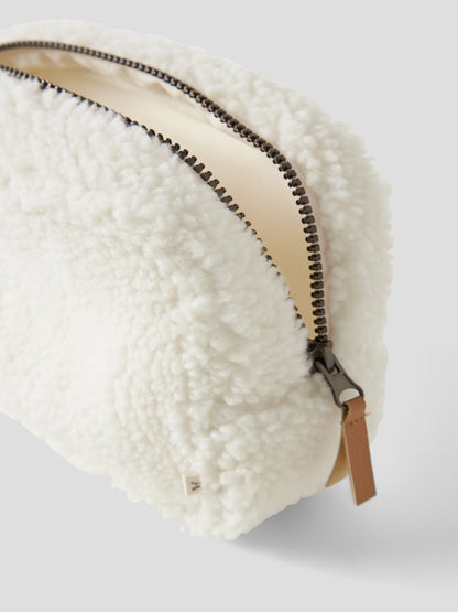 Lil’ Atelier -Etui Sherpa Toiletry Bag | Coconut Milk
