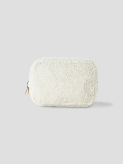 Lil’ Atelier -Etui Sherpa Toiletry Bag | Coconut Milk