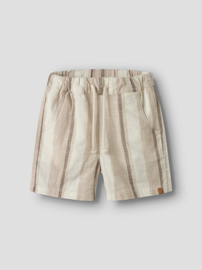 Lil’ Atelier - NMMFIBERT Loose Shorts | Coconut Milk