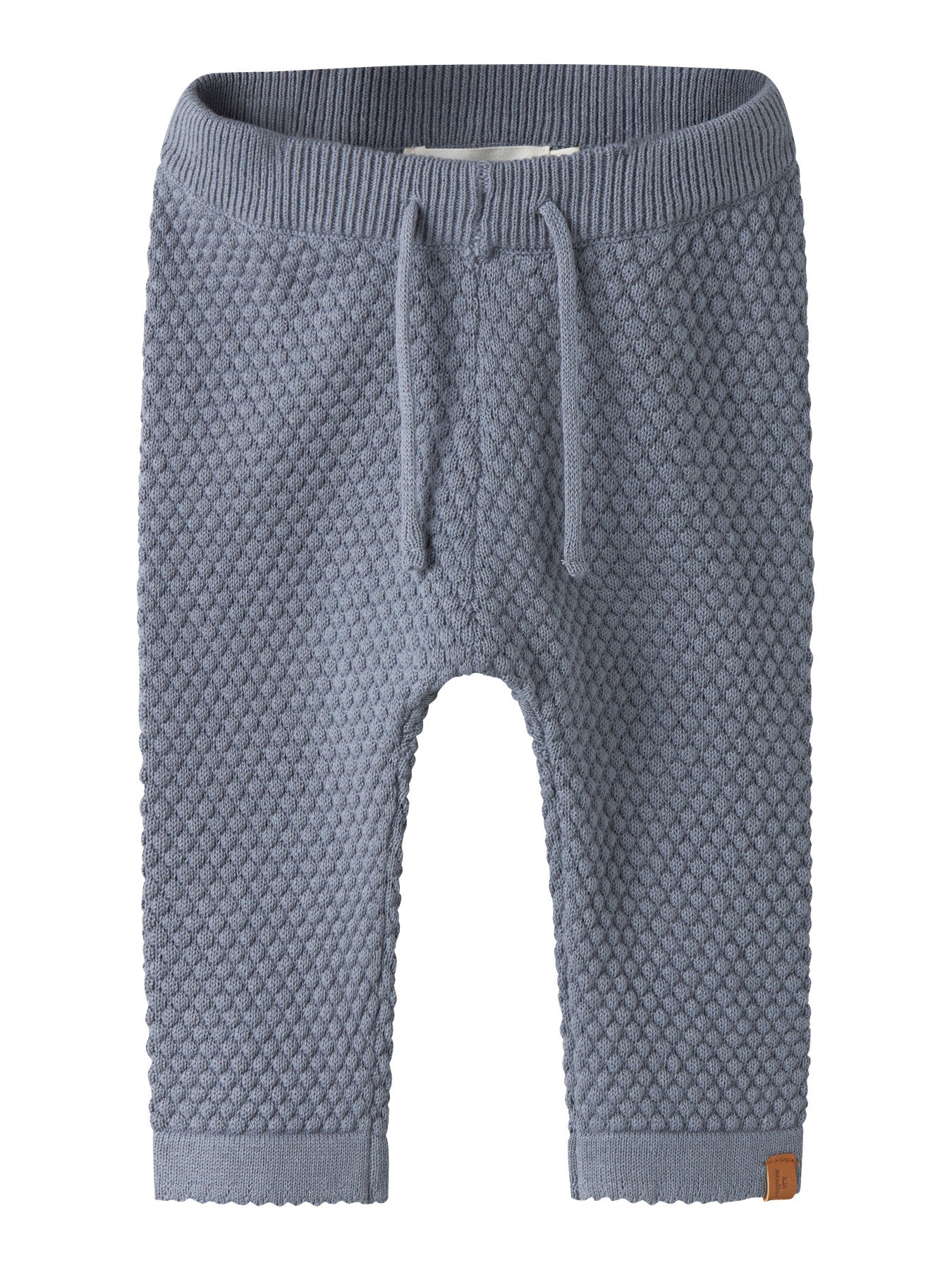 Lil' Atelier - Baby Broek NBMFICO Loose Knit Pant | Tradewinds Melange