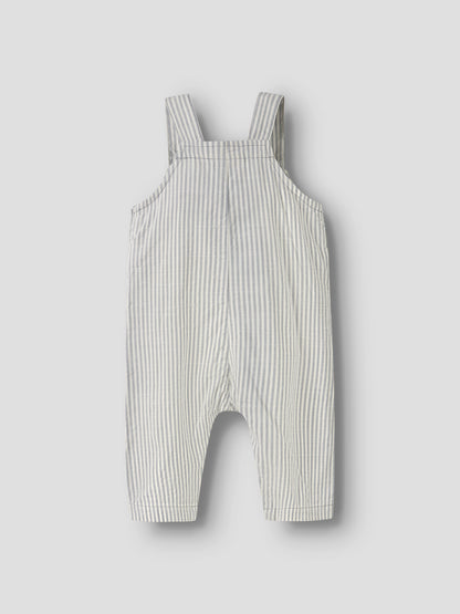 Lil' Atelier - Baby Tuinbroek NBMDARKO Loose Overall | Coconut Milk