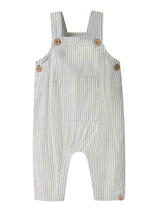 Lil' Atelier - Baby Tuinbroek NBMDARKO Loose Overall | Coconut Milk