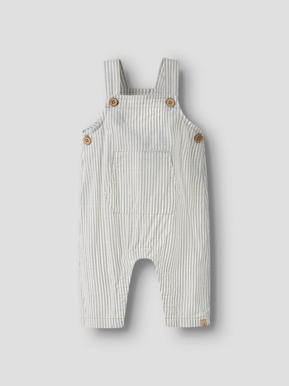Lil' Atelier - Baby Tuinbroek NBMDARKO Loose Overall | Coconut Milk