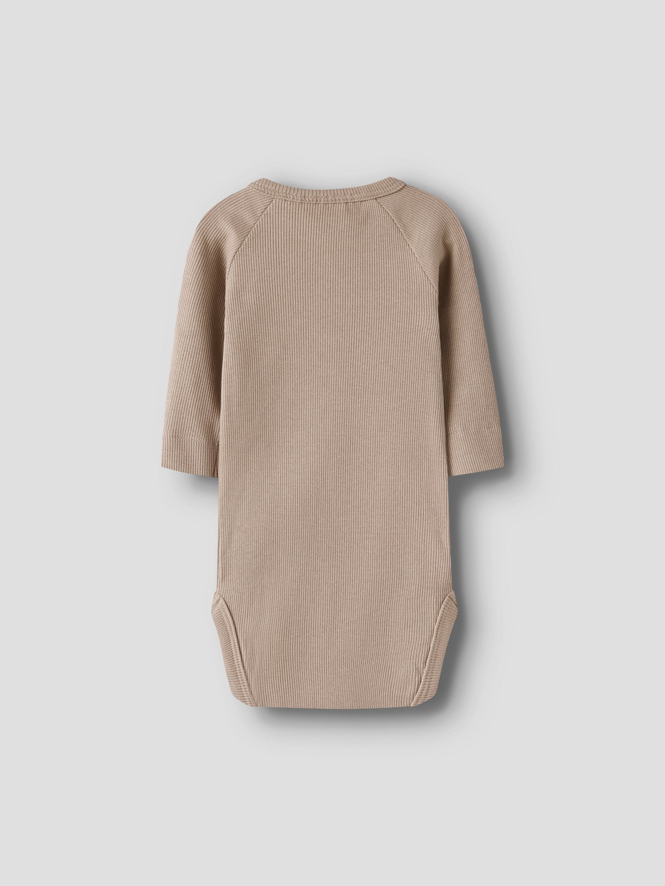 Lil' Atelier - Baby Romper NBMHALLI HIS LS Body | Oxford Tan