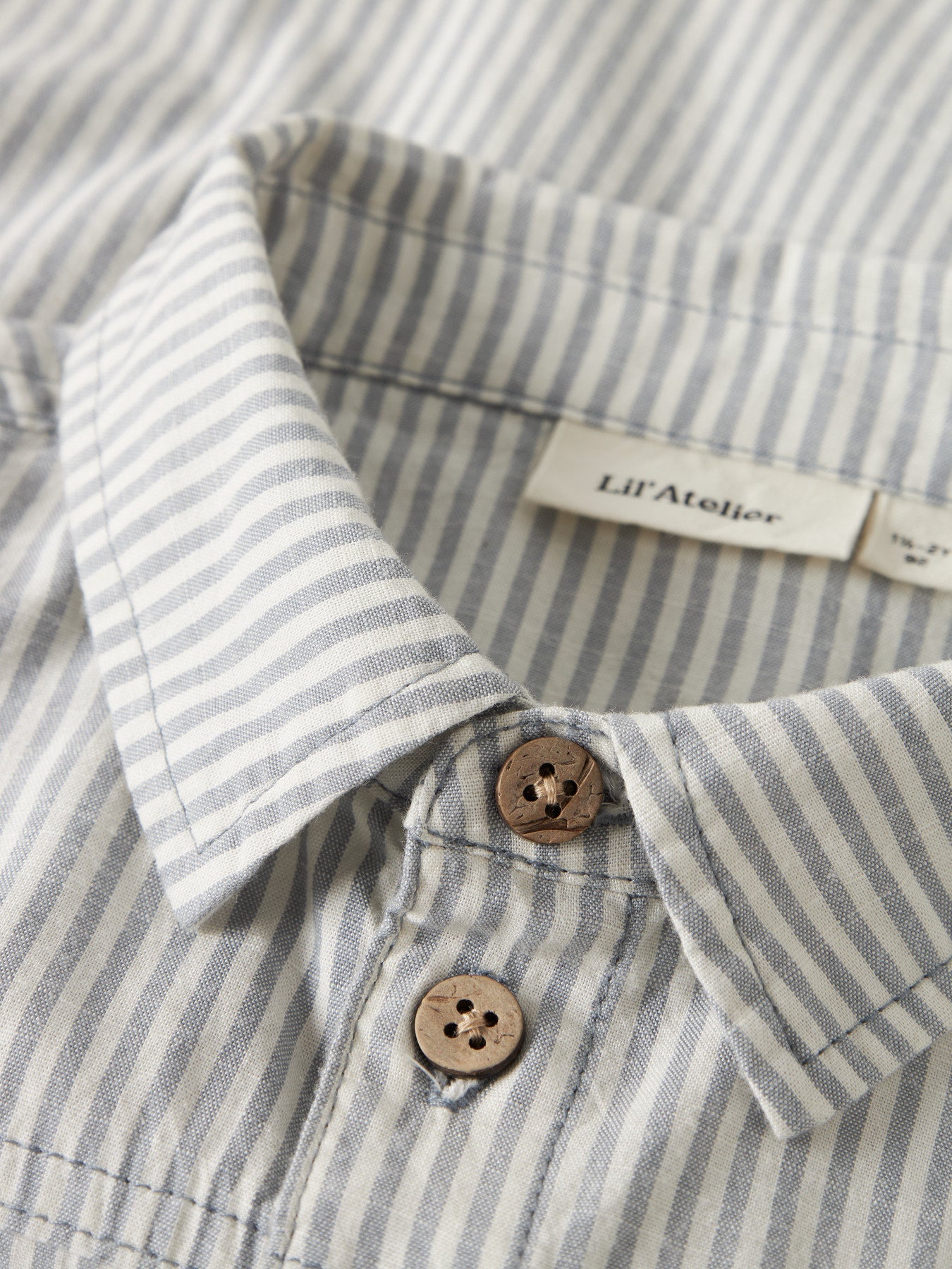 Lil’ Atelier -  MINI Jongens NMMDARKO SS Loose Shirt | Coconut Milk