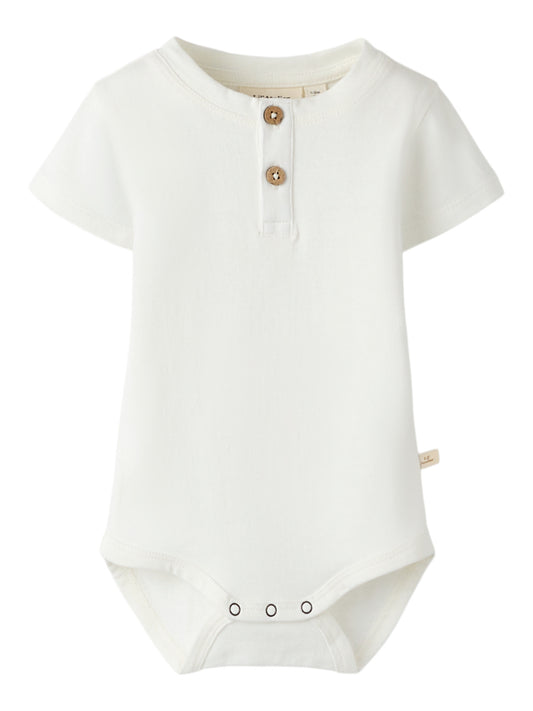 Lil’ Atelier – NBMDOLAN SS Baby Romper Body | Coconut Milk