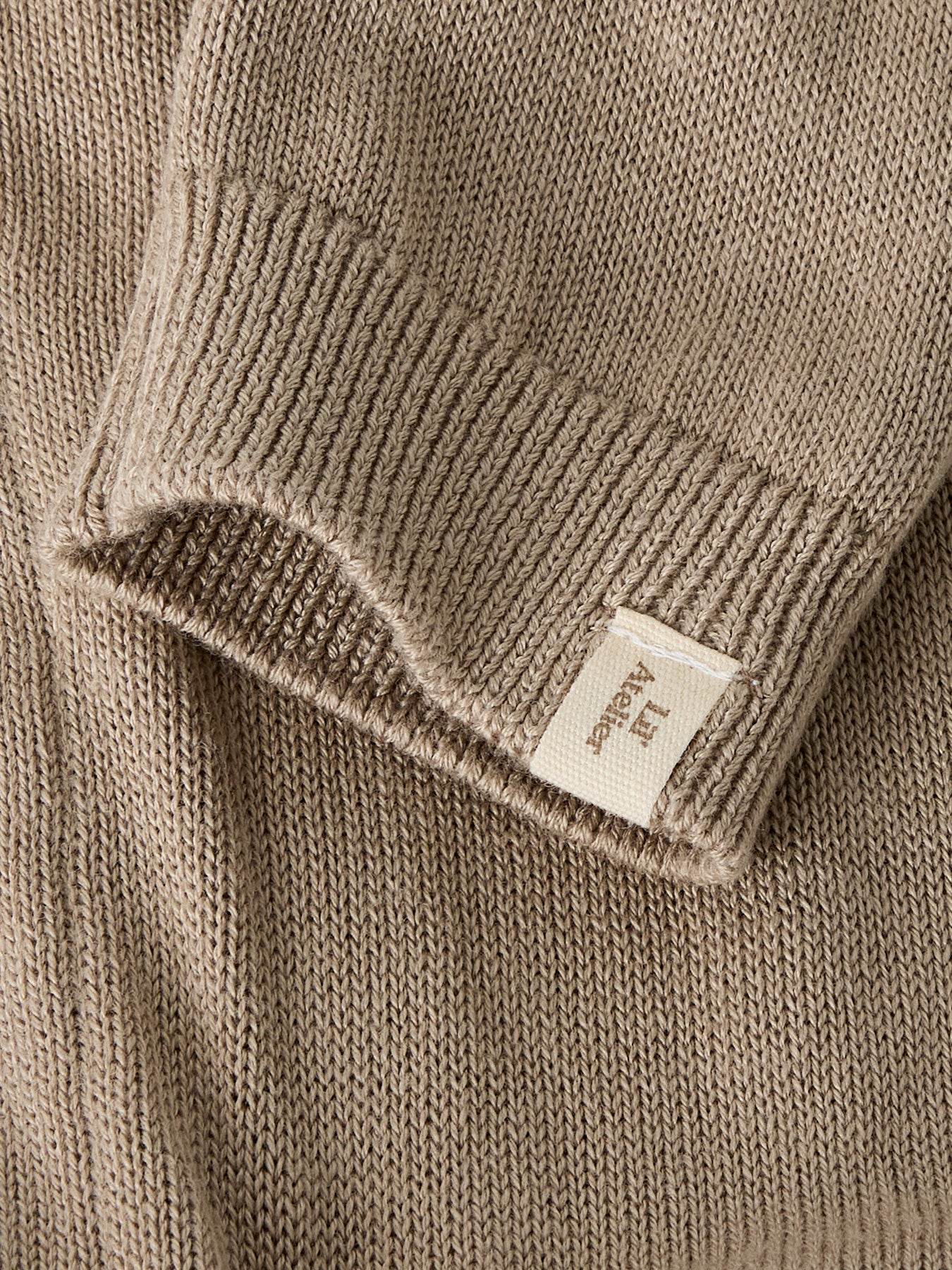 Lil' Atelier - Baby Broek Knit Pant | Oxford Tan