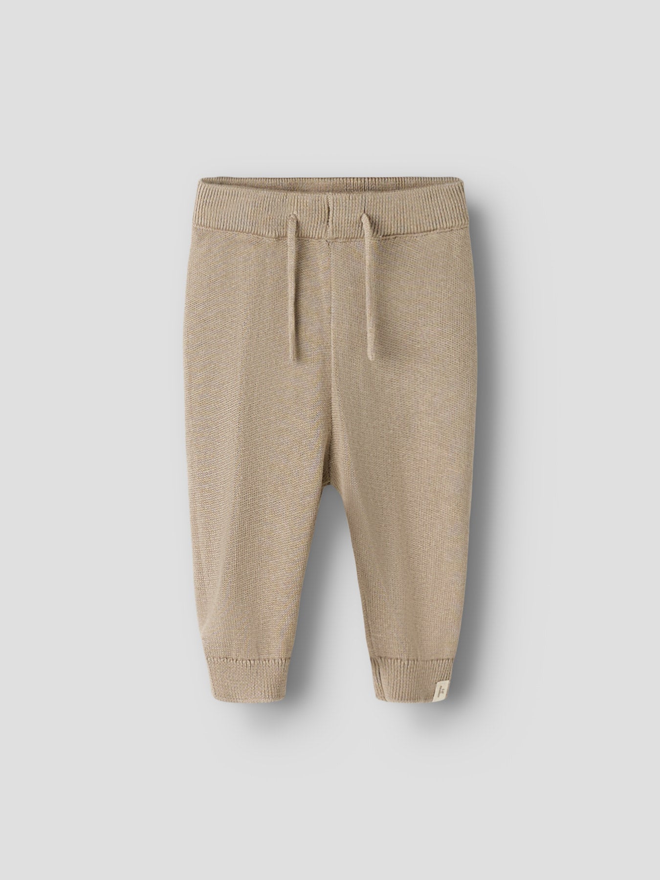 Lil' Atelier - Baby Broek Knit Pant | Oxford Tan