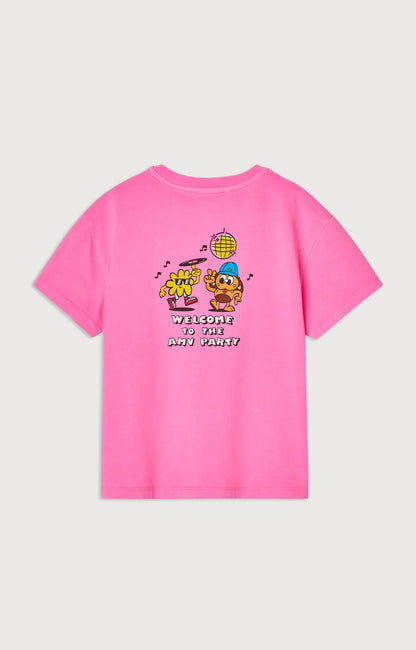 American Vintage - Kids t-shirt Fizvalley Rose Fluo