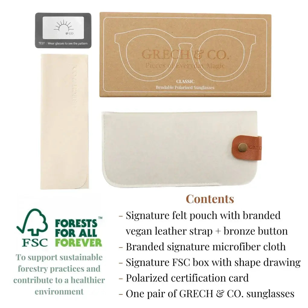 Buigbare & Gepolariseerde Zonnebril Baby | Sunset + Tierra