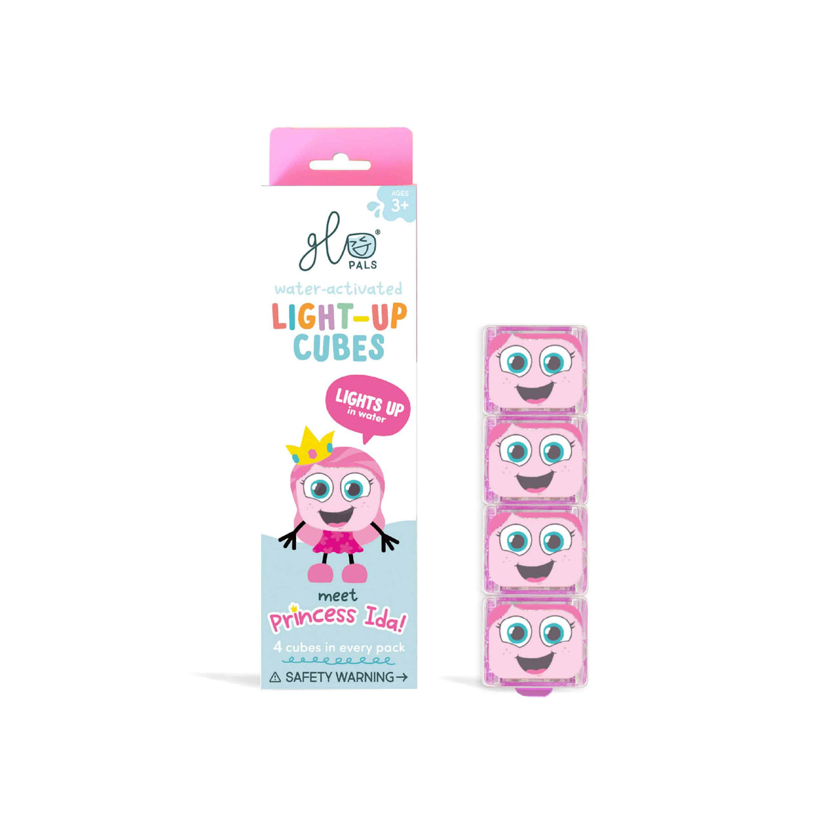 Glo Pals - Ida Pal Light-Up Cubes (lichtgevend badspeelgoed)