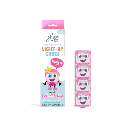 Glo Pals - Ida Pal Light-Up Cubes (lichtgevend badspeelgoed)